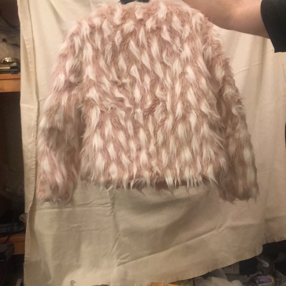 (1x) jacket faux fur super fuzzy brand new - Picture 4 of 4